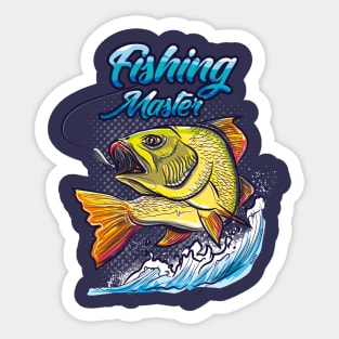 Fishing Outdoor Master Sticker